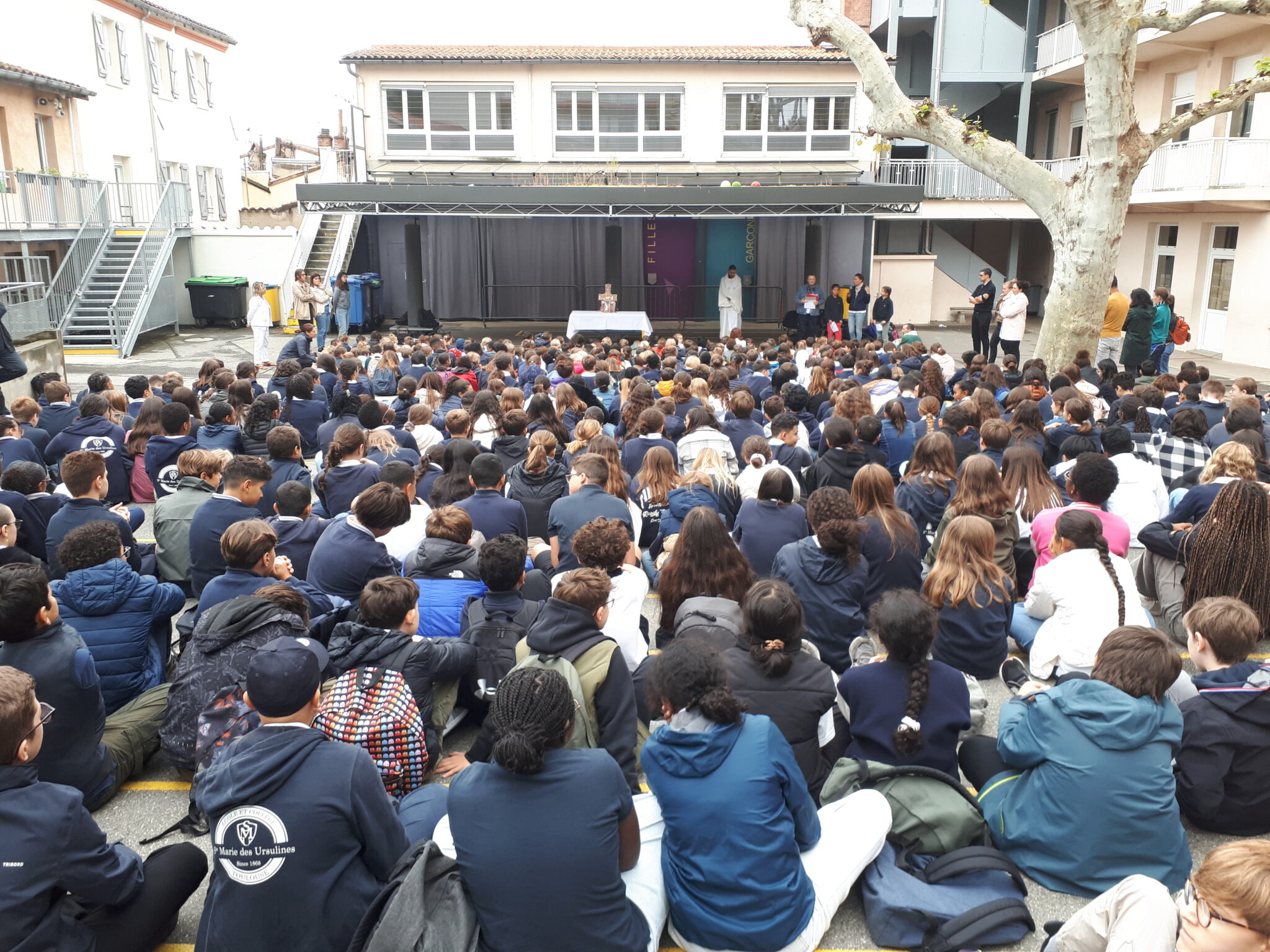 Célébration de rentrée à l’établissement Sainte Marie des Ursulines